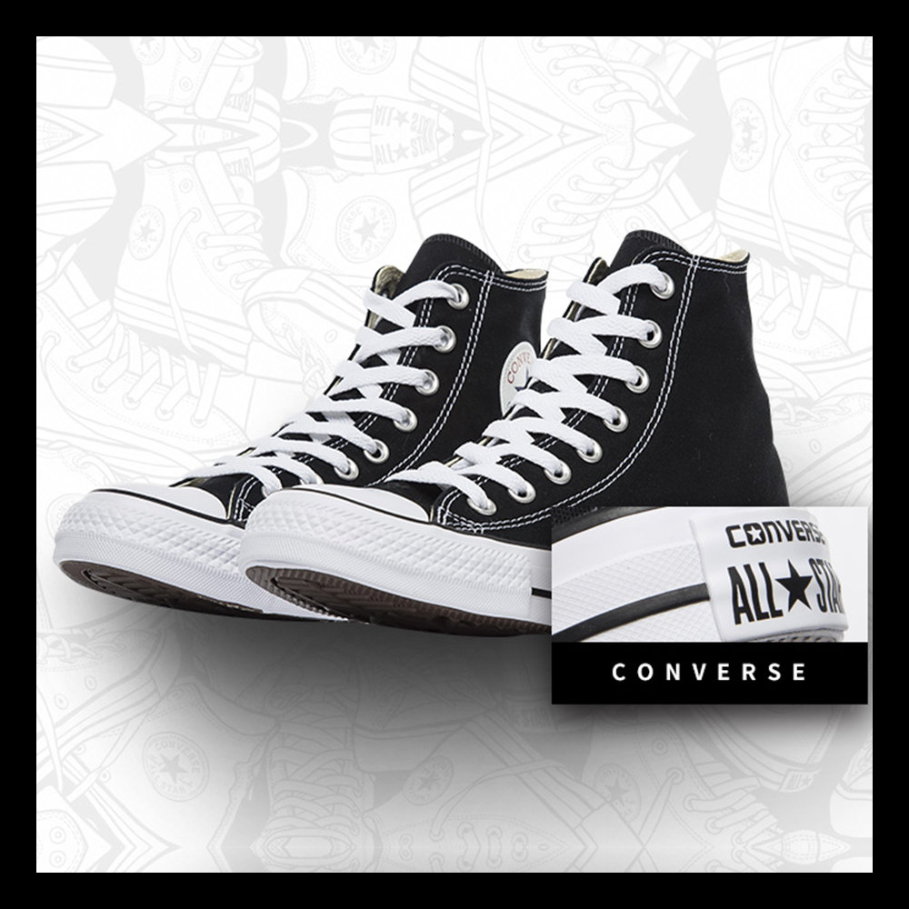 天猫国际海外仓直购美国直邮Converse匡威AllStar新款男女子情侣时尚休闲帆布鞋偏大2