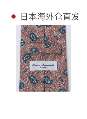 日本直邮SHIPS Errico Formicola印花混色佩斯利领带 浅蓝色