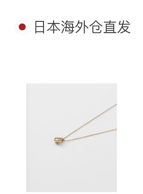 1h可退 日本直邮agete 阿卡朵 女士K10金钻石项链0.1克拉 1024211