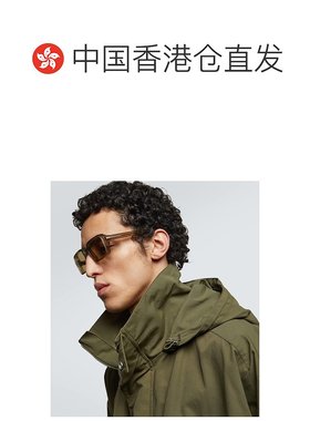 1h可退 香港直邮Zegna 杰尼亚 男士 方框太阳眼镜 brown棕色 舒适