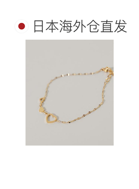 1h可退 日本直邮官方授权 SMELLY 不锈钢三重爱心链条手链