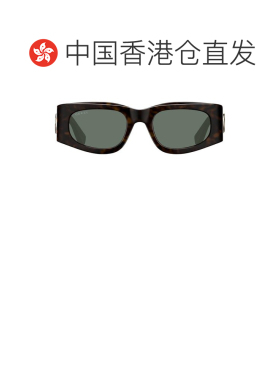 1h可退 香港直邮Gucci 古驰 女士 几何框太阳镜 GG1664S brown棕