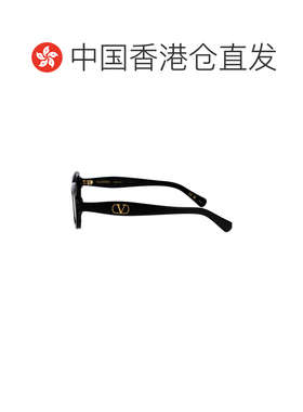 香港直邮valentino 华伦天奴 女士 全黑灰色醋纤太阳眼镜 VG0S001