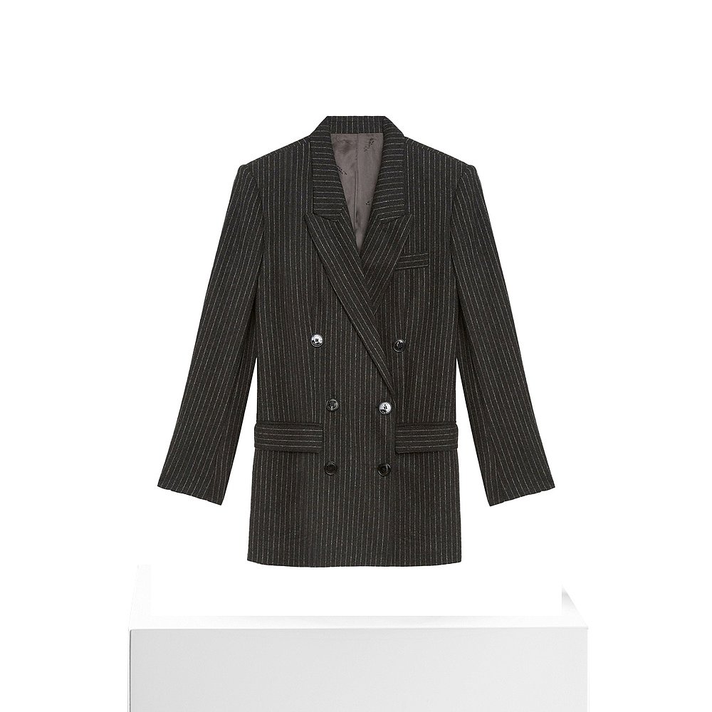 香港直邮ISABEL MARANT 女士外套 VE0538FCC3F01I02AN AW2025 - 图3