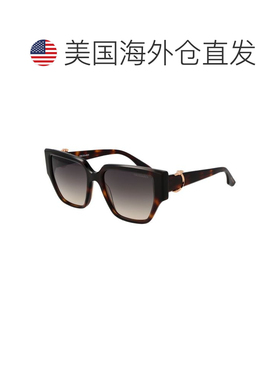 自营Trussardi Acetate Women's Sunglasses - brown 美国奥莱直