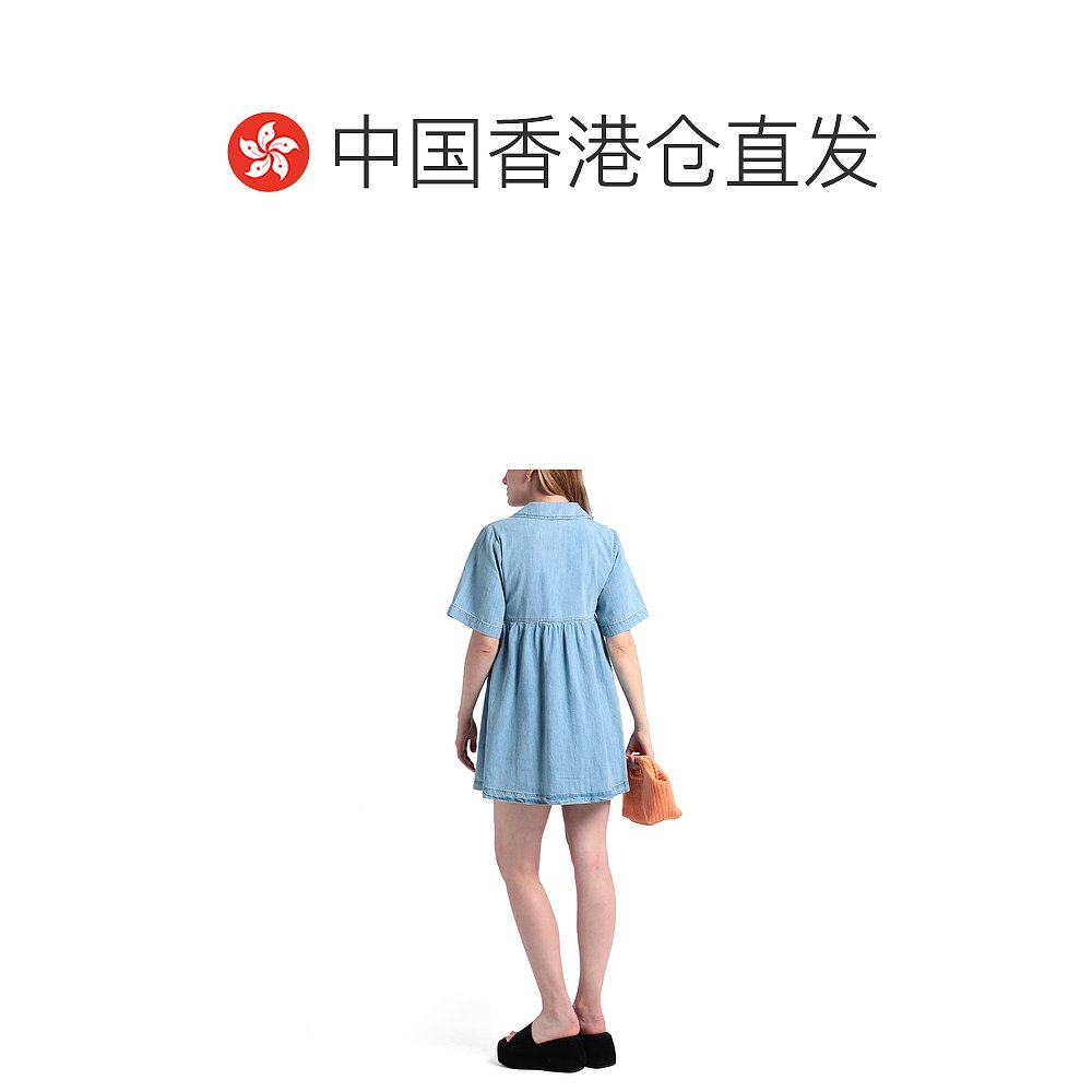 香港直邮潮奢 Topshop女士牛仔连衣裙-图1