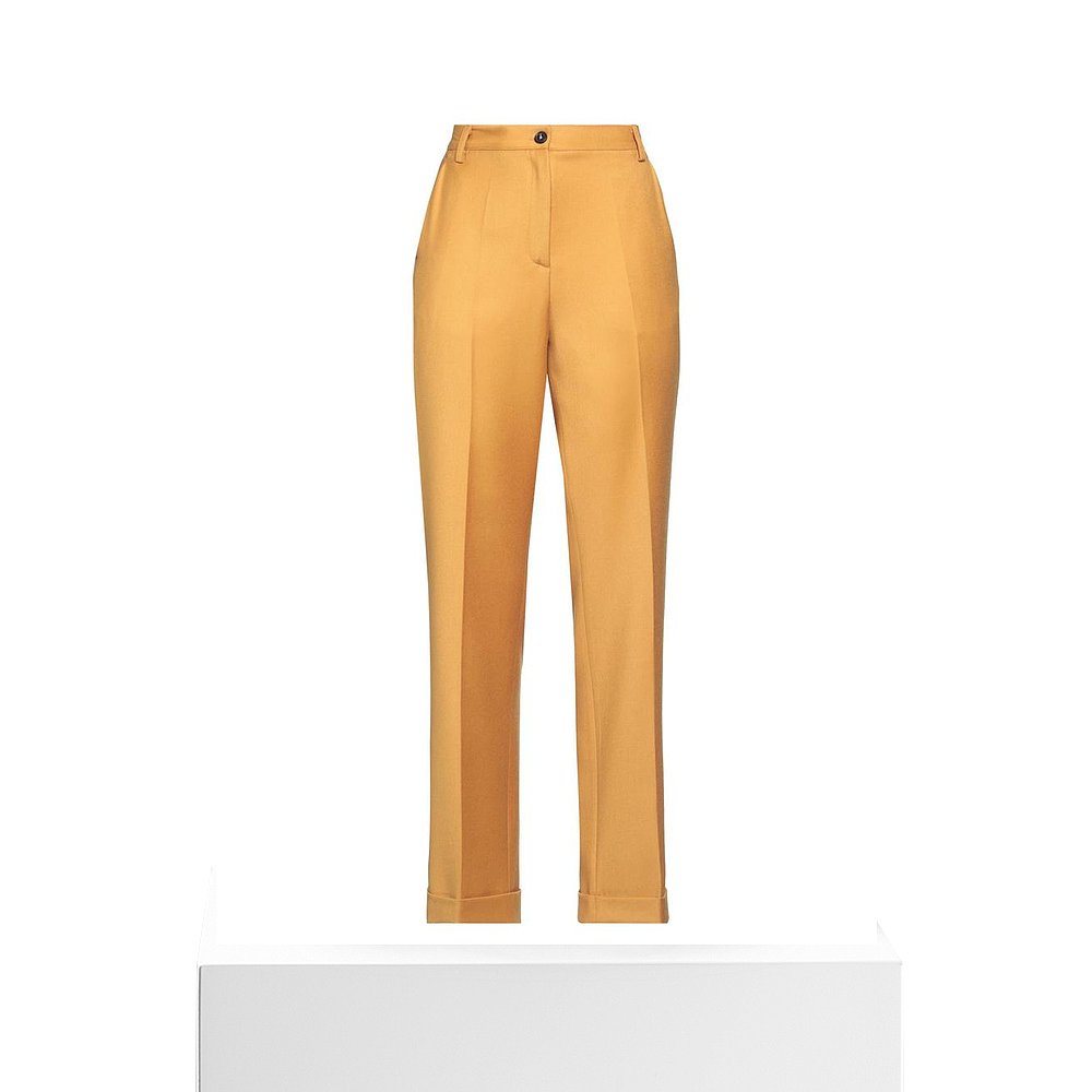 1h可退 【美国直邮】MASSIMO ALBA 休闲裤 女士羊毛高腰直筒裤 多 - 图3