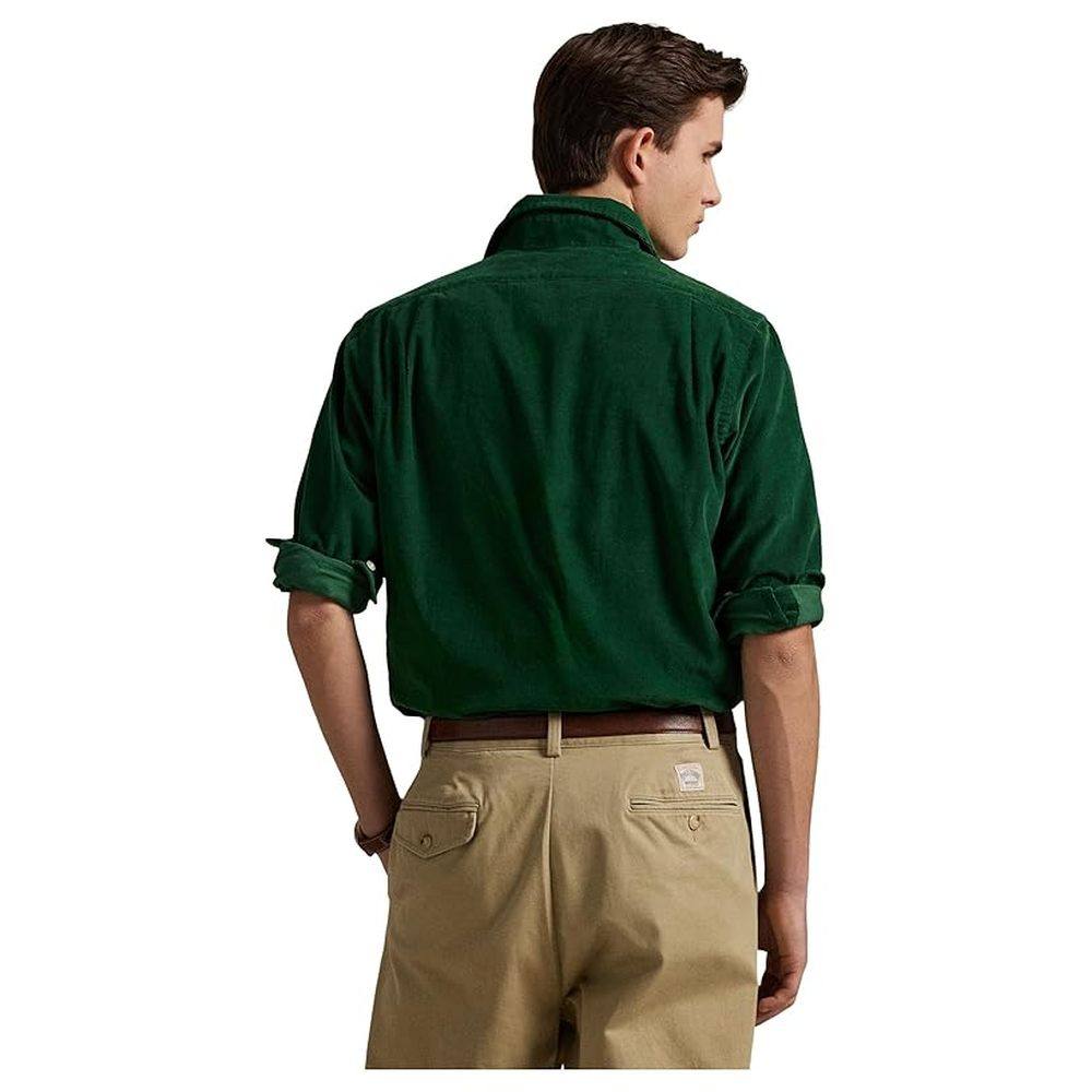 香港直邮Polo Ralph Lauren Polo 拉夫 劳伦 男士 合身灯芯绒衬衫,淘宝优惠券,粉丝福利购,淘宝优惠卷