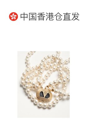 香港直邮VALENTINO 女士手链手镯 WJ0AC0NBSADW SS2025 白色 椭圆