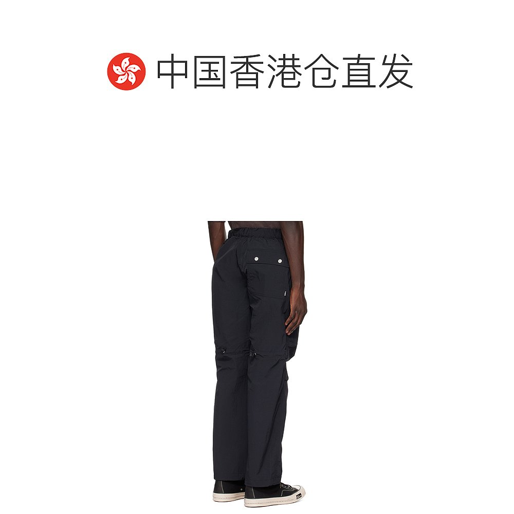 香港直邮潮奢 JieDa 男士 黑色三袋长裤 Jie24 - 图1