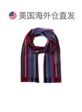 自营Missoni羊毛围巾-红色 美国奥莱直发