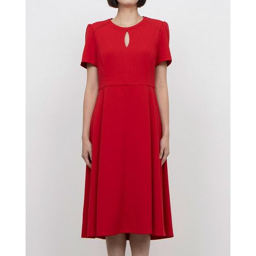 日本直邮TOMMY HILFIGER 胸元钥匙孔半袖喇叭裙连衣裙 [TO3203EW0 - 图2