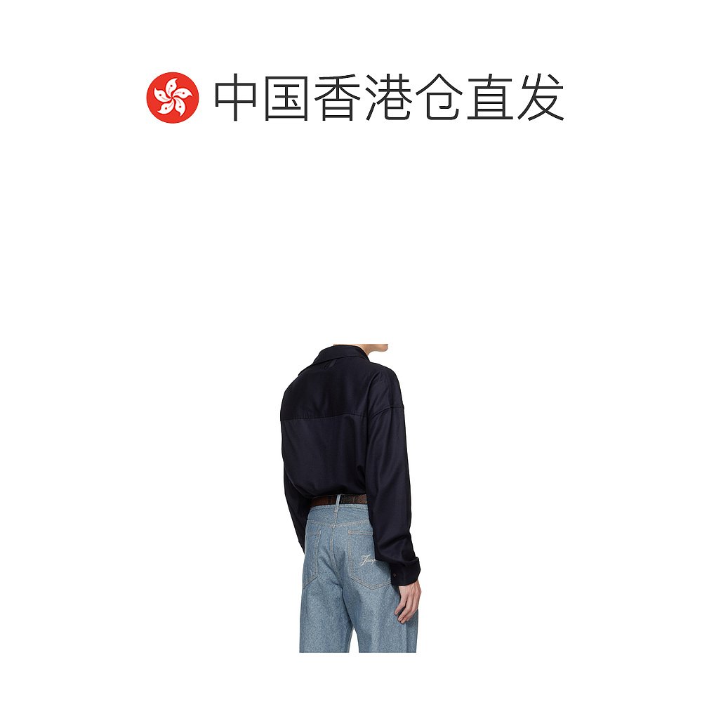1h可退 香港直邮JACQUEMUS 男士外套 25HSHM00537AW006 AW2025 黑 - 图1