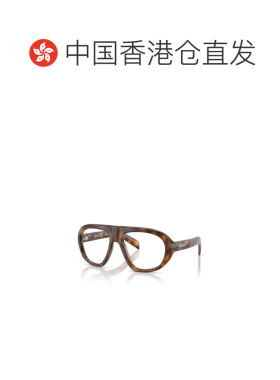 1h可退 香港直邮PRADA 女士眼镜 PRC05S20D08N CO 棕色 全框平光