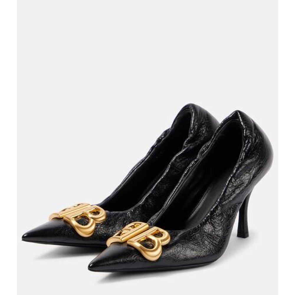 1h可退 香港直邮Balenciaga 巴黎世家 女士 Monaco 90 皮质浅口鞋,淘宝优惠券,粉丝福利购,淘宝优惠卷