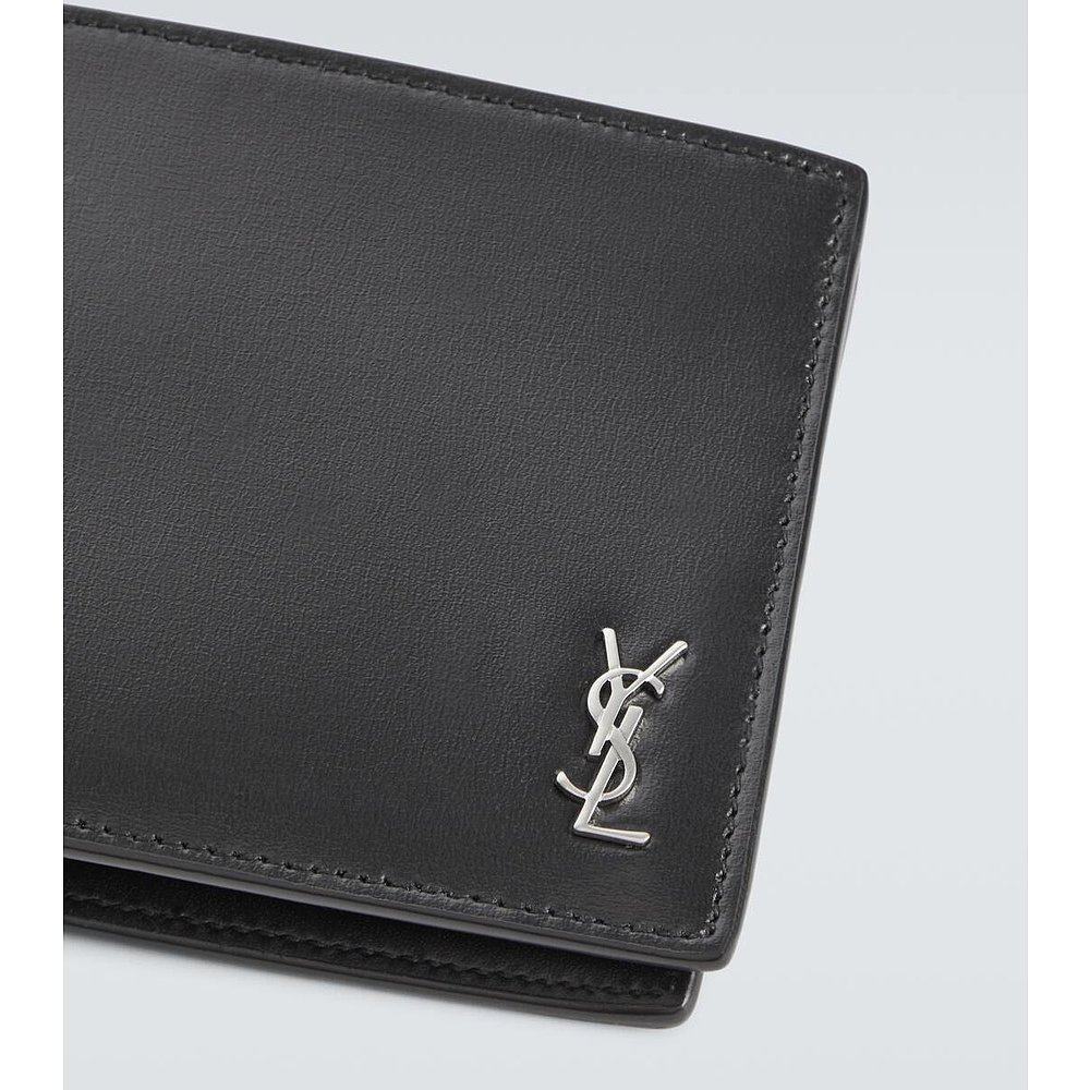 1h可退 香港直邮Saint Laurent 圣罗兰 男士 Cassandre 皮革钱包,淘宝优惠券,粉丝福利购,淘宝优惠卷