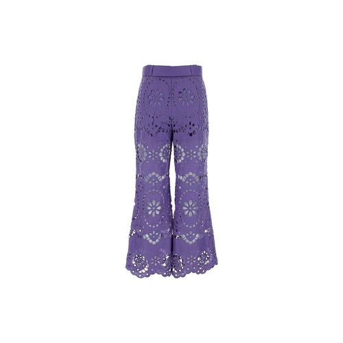 1h可退 欧洲直邮ZIMMERMANN 女士休闲裤1239PSS244BLU阔腿裤 - 图0