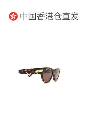 香港直邮Bottega Veneta 葆蝶家 女士 棕色 Cat-Eye 太阳镜 BV103