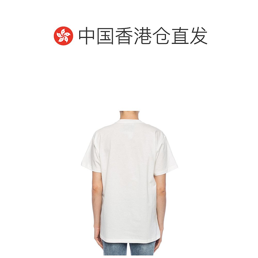 香港直发Moschino 莫斯奇诺 狗狗图案印花T恤 3XA0773 9140 1002 - 图1