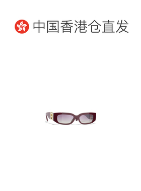 1h可退 香港直邮CHANEL 女士眼镜 CH55441802S1 CO 红色 全框太阳