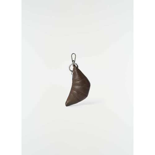 欧洲直邮LEMAIRE(勒梅尔) MINI CROISSANT KEYRING IN LEATHER - 图0