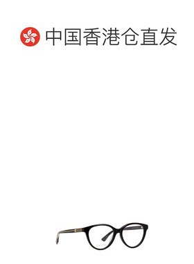 香港直邮GUCCI 女士眼镜 GG0379O001 SS2025 黑色古驰