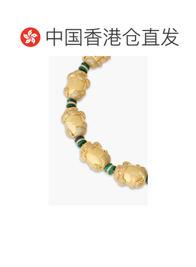 1h可退 香港直邮潮奢 ZIMMERMANN 女士 镀金水晶晶石镶嵌短项链 5