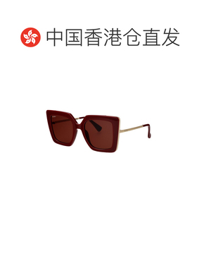 香港直邮MAX MARA 女士太阳镜 MM0051S69S SS2025 红色 Mm0051/S