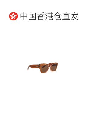香港直邮ALAIA 女士眼镜 AA0103S00250 AW2026 棕色 方形太阳镜