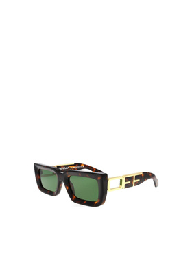OFF-WHITE 男士眼镜 OERI073BOSTON6055 SS2025 绿色