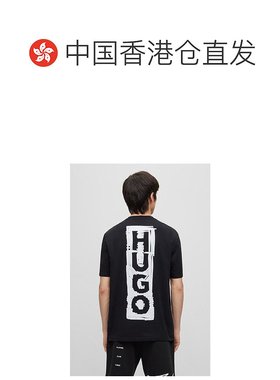 香港直邮潮奢 HUGO 雨果 男士 Danden 10229761 01 T恤