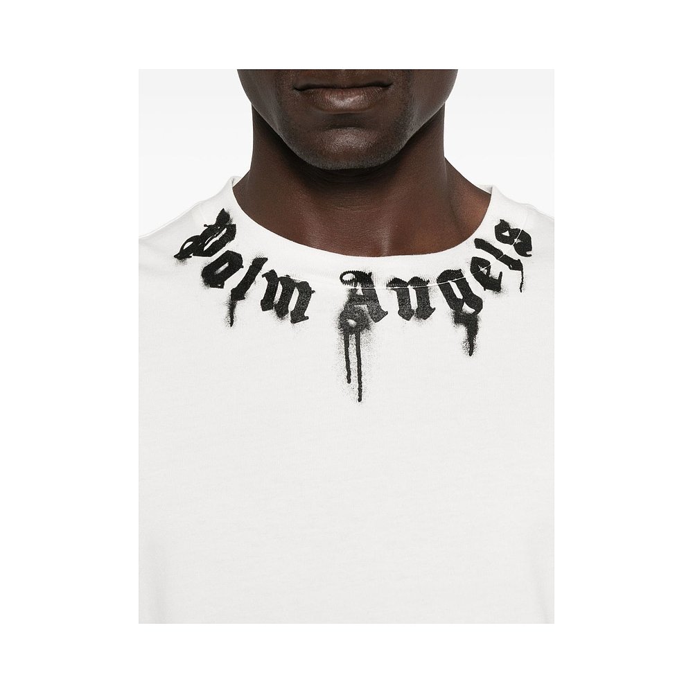 香港直邮PALM ANGELS 男士T恤 PMAA109F25JER0090310 AW2025 - 图0