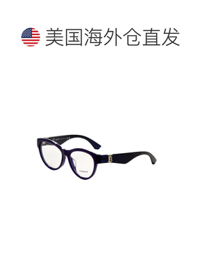 自营Burberry Women's 53 mm Blue Opticals - blue 美国奥莱直发