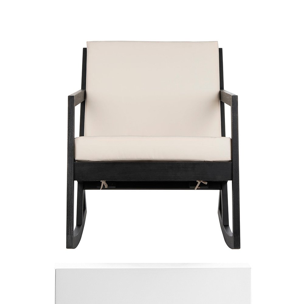 自营 safavieh弗农摇椅 - 天然/宝蓝色 美国奥莱直发 - 图3