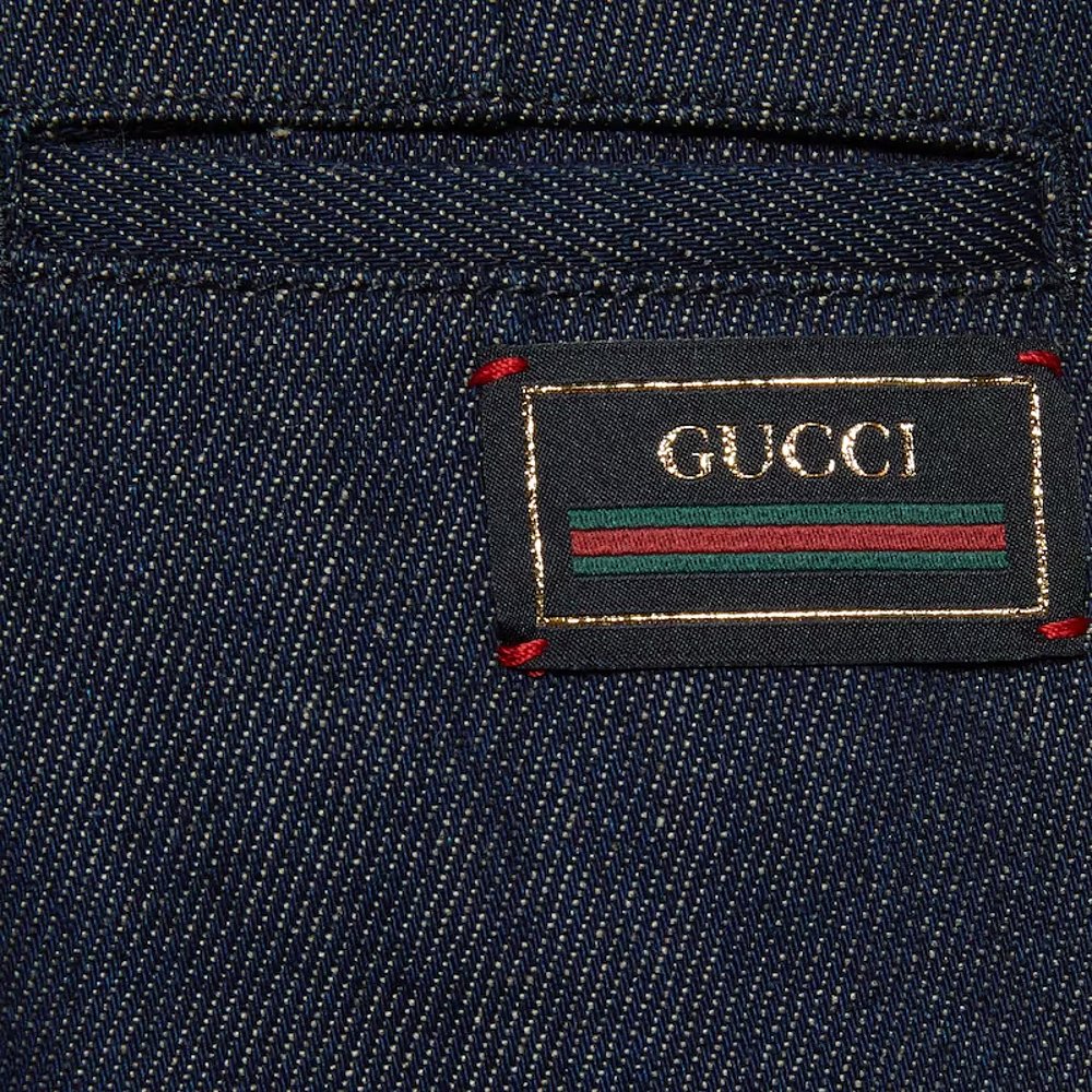 Gucci 古驰 男童 皮带环牛仔短裤童装 759865XDCRU