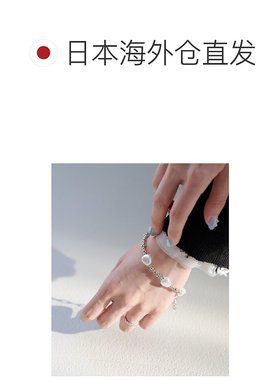 1h可退 日本直邮官方授权 Kastane 珍珠花朵手镯手链首饰链条