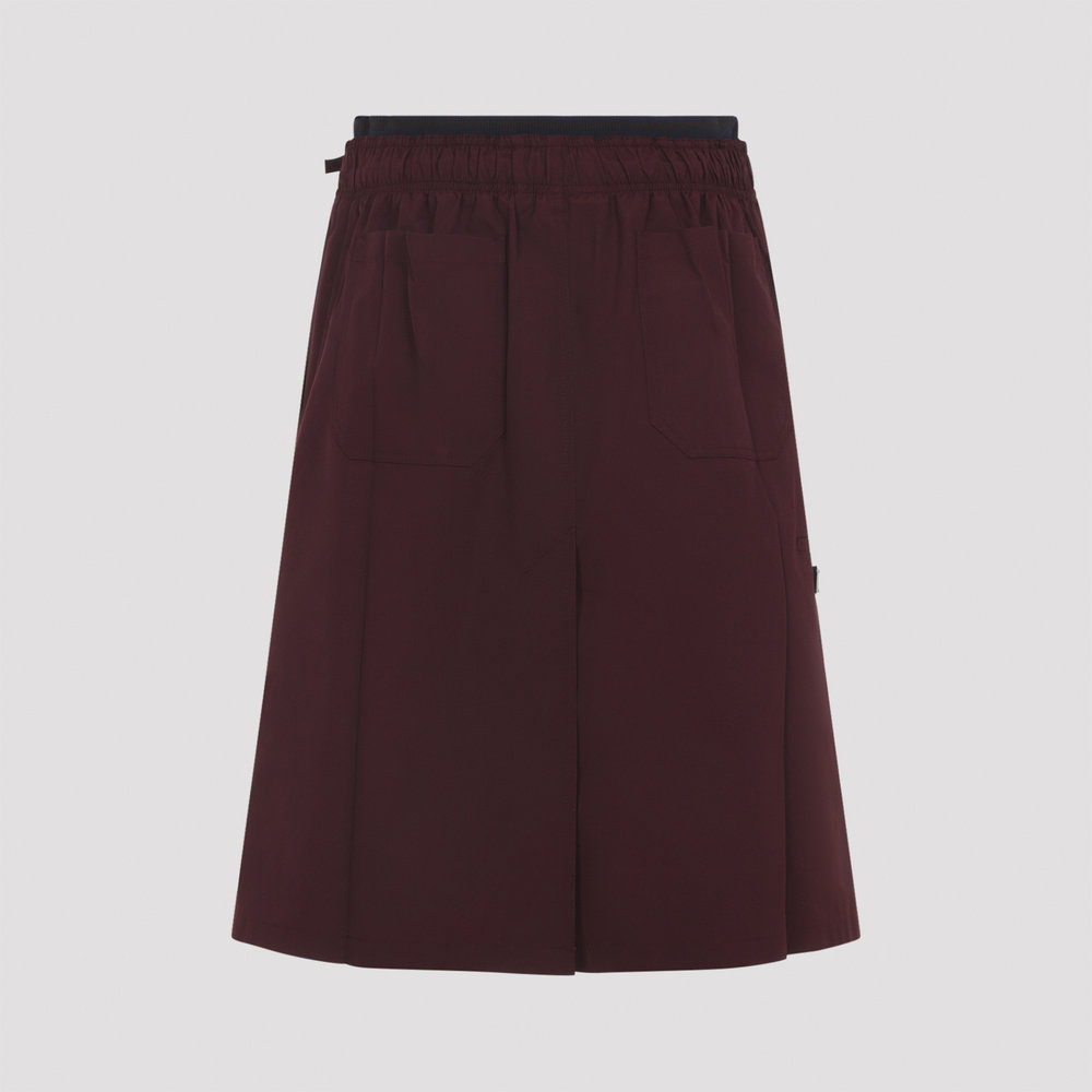 1h可退 香港直邮Prada 普拉达 女士 红色聚酯中长半身裙 P197ZSOO,淘宝优惠券,粉丝福利购,淘宝优惠卷