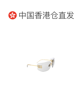 香港直邮MIU MIU 女士眼镜 SMU54YS5AK30B AW2025 灰色 徽标太阳