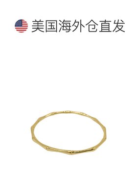 自营 adornia竹手镯金-黄色 美国奥莱直发