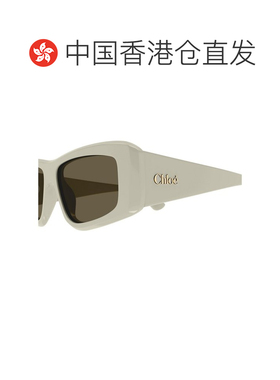 1h可退 香港直邮CHLOÉ 女士眼镜 CH0299S003 SS2026 白色 矩形太