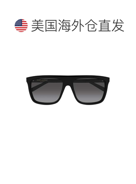 自营saint laurentBold Rectangular Frame Sunglasses In Recycl