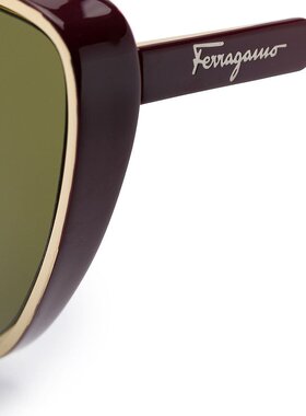 Salvatore Ferragamo 徽标太阳镜 SF206S