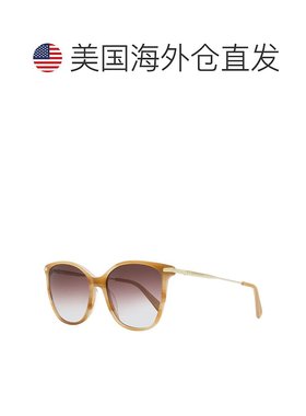 自营 Longchamp Women's Square Sunglasses LO660S 264 Beige Ma
