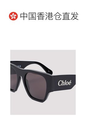1h可退 香港直邮CHLOÉ 女士眼镜 CH0233S001 CO 灰色 徽标太阳镜