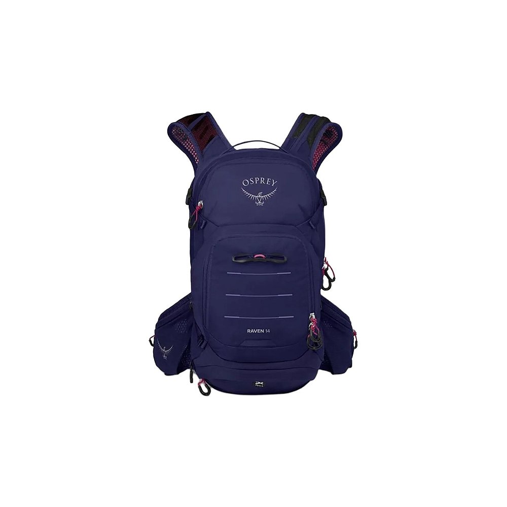 香港直邮OSPREY女款14L Raven品牌徽标户外包尼龙 深紫红 - 图0