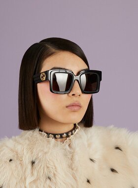 Gucci 徽标太阳镜 733349J07401023