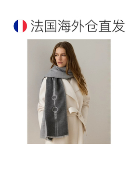 自营欧洲直邮Ralph Lauren拉夫劳伦 女士炭灰色羊毛提花马具图案