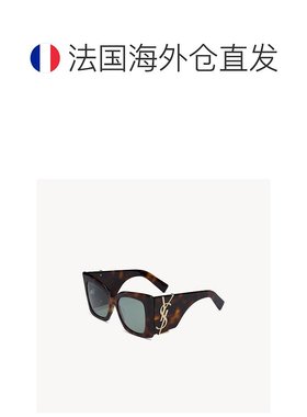 自营欧洲直邮YSL圣罗兰 BLAZE系列SL M119中哈瓦那色/浅金色醋酸