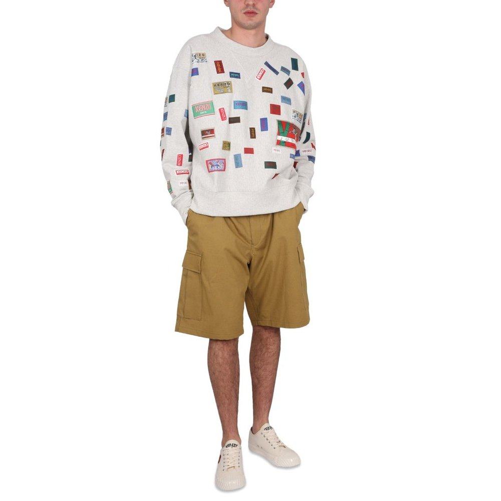 1h可退 香港直邮kenzo 高田贤三 男士 徽标短裤 FD55SH2359RT,淘宝优惠券,粉丝福利购,淘宝优惠卷