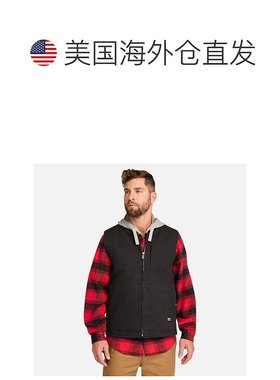 自营Men's Timberland PRO Gritman Fleece-Lined Canvas Vest -